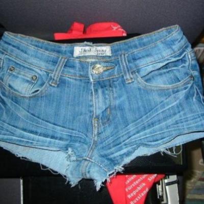 Ladies hotpant jean75 - thumb