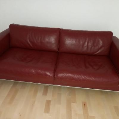 Ledercouch Topzustand 3 Sitzer - thumb