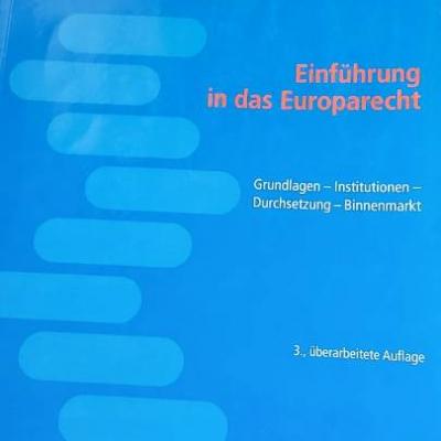 Einführung in das Europarecht - Thomas Jäger - thumb