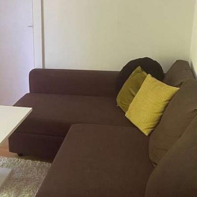 Verkaufe braune Couch ist Ausziehbar - thumb