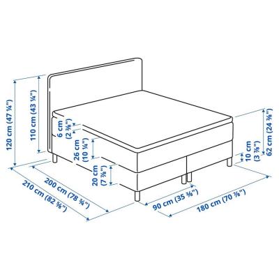 Boxspringbett 180x220 - thumb