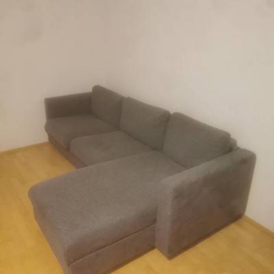 Sofa gebraucht Grau mit Verstaufunktion - thumb