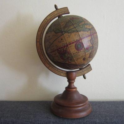 Alter Globus - Erdkugel - Vintage - Gesamthöhe: 28cm - thumb