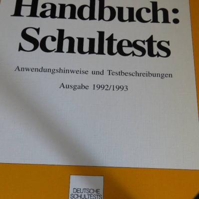 Handbuch Schultests - thumb