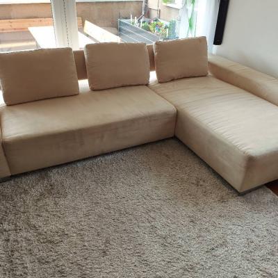 Ecksofa Beige - thumb