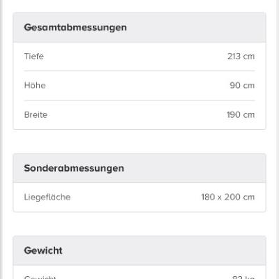Polsterbett NEU - thumb