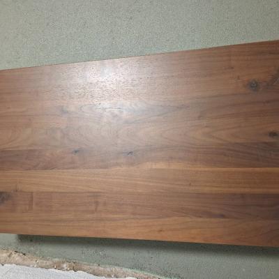 🪵 Couchtisch aus echtem Nussbaumholz – flach & stylisch - thumb