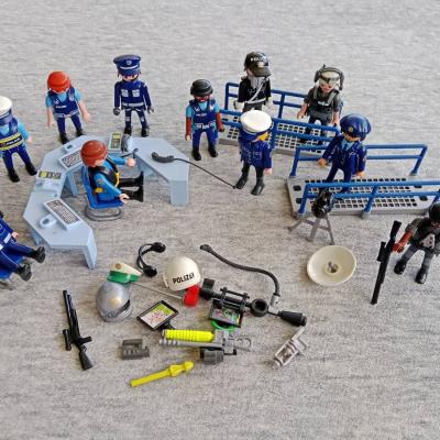 Playmobil Set, Polizei Telefonzentrale und div. Figuren mit Zubehör - thumb