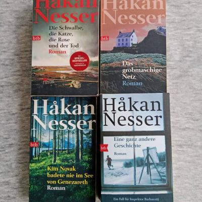 4 Teiliges Hakan Nesser Bücher Set, alle ZUSAMMEN FIXPREIS 10€ - thumb