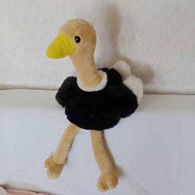 Große Handpuppe /Therapiepuppe Vogelstrauß, von Kopf bis Fussende 50cm - thumb