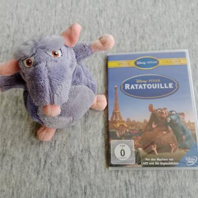 Set, neue Dvd Ratatouille mit Stofftier Maus Remy ca 19cm,FIXPREIS 12€ - thumb