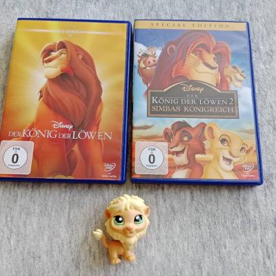 2 Teiliges Disney Dvd Set, König der Löwen Teil 1 +2, zusammen FIX 10€ - thumb