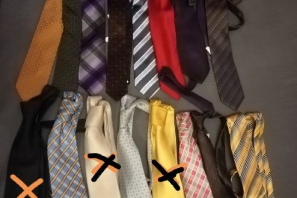 Krawatten neuwertig