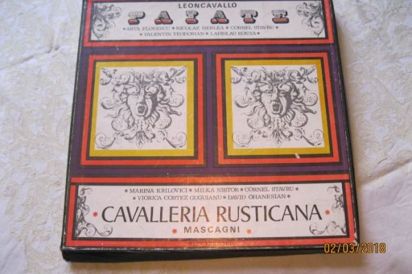 Langspielplatten, Album 3 LP Cavalleria Rusticana