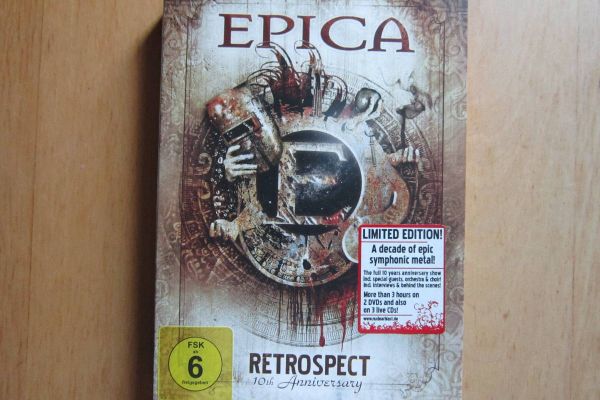 Epica - Retrospect - Limited Edition - 2 Dvd`s + 3x Cd`s - Rarität