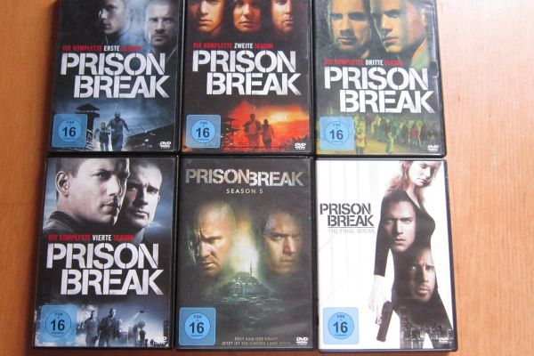 Prison Break Staffel 1+2+3+4+5+The final Break - Dvd Boxen