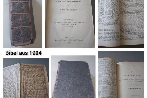 Alte Bibel aus 1904 FIXPREIS 20 €/NUR SELBSTABHOLUNG 23 Bezirk