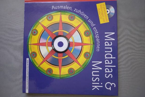 Mandalas & Musik mit CD, ist Neu, (+GRATIS 3 Mini Buntstift Packerl)