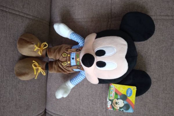NEUE Disney Trachten Mickey Maus 35cm groß, hat noch Zetterl oben,10€