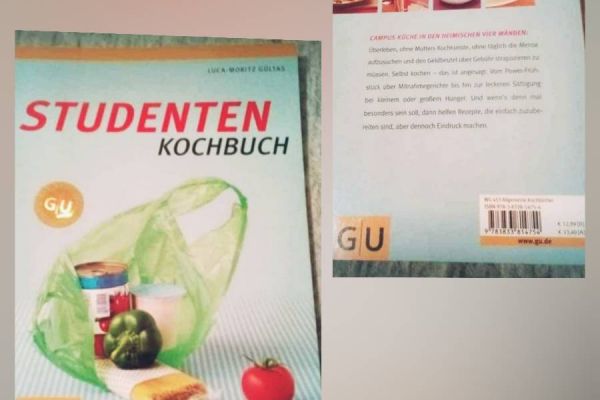Studenten Kochbuch FIXPREIS 4€/NUR SELBSTABHOLUNG, KEIN Versand