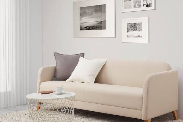 3-er Textilsofa "LINANÄS" von IKEA, 4 Monate alt, kaum benützt