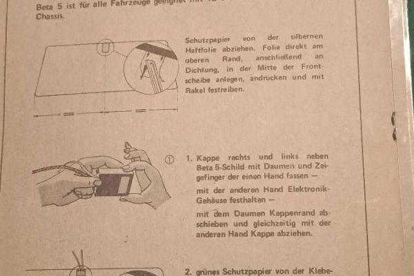 FUBA ElektronischeFrontscheiben Autoantenne