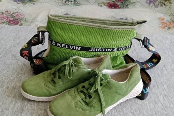 Damen Sportschuhe Gabor, Gr 6 ½, mit Handtasche, im Set FIXPREIS 40€