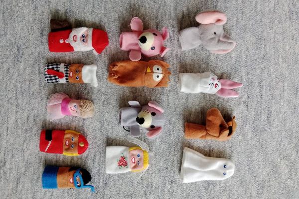 13 Teiliges FINGERpuppen Set, alle ZUSAMMEN FIXPREIS 8€/NUR SELBSTABHO