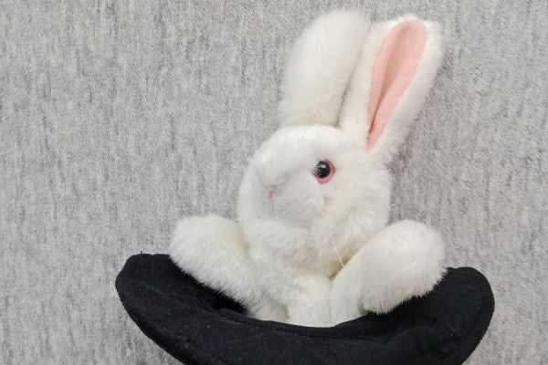 Folkmanis Folktails Handpuppe/Therapiepuppe Hase im Zylinder 40€€
