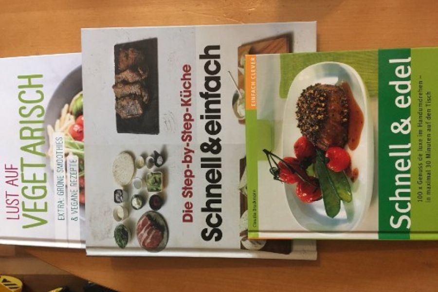 Kochbücher Vegetarisch und schnelle Küche - Bild 1