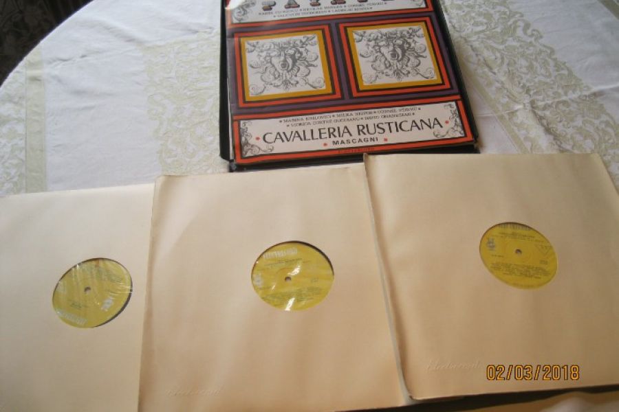 Langspielplatten, Album 3 LP Cavalleria Rusticana - Bild 4