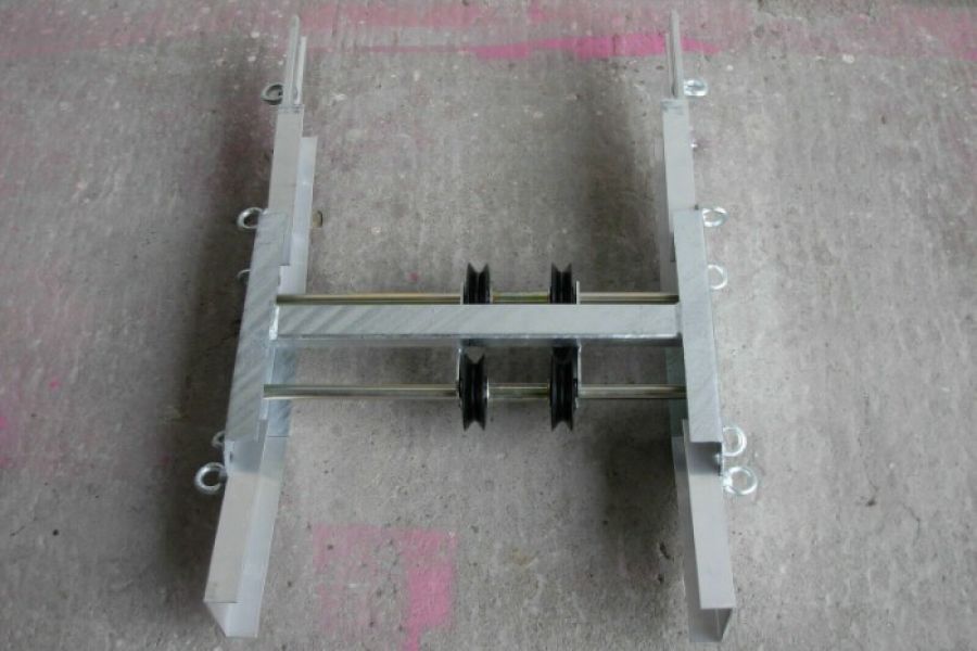 11,5 m GEDA FIXLIFT BAUAUFZUG Dachdeckeraufzug Sch - Bild 2