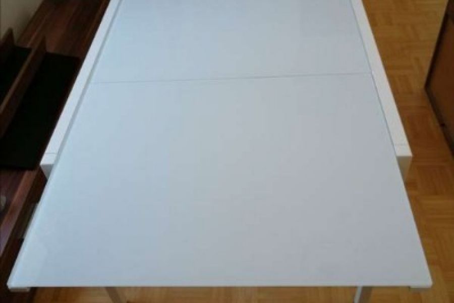 Tisch mit Glasplatte ausziehbar / € 80,- - Bild 3