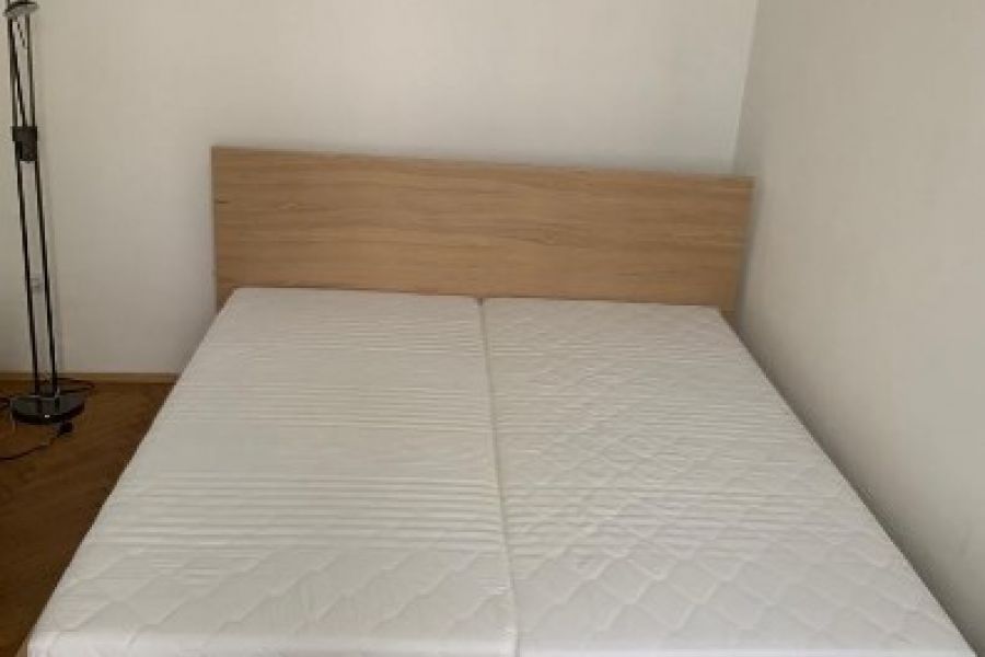 Bett Ikea Malm 180x200 mit Matratzen und Lattenros - Bild 4