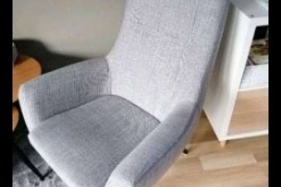 Ikea HEMSTANÄS Sessel mit hoher Rückenlehne grau - Bild 2