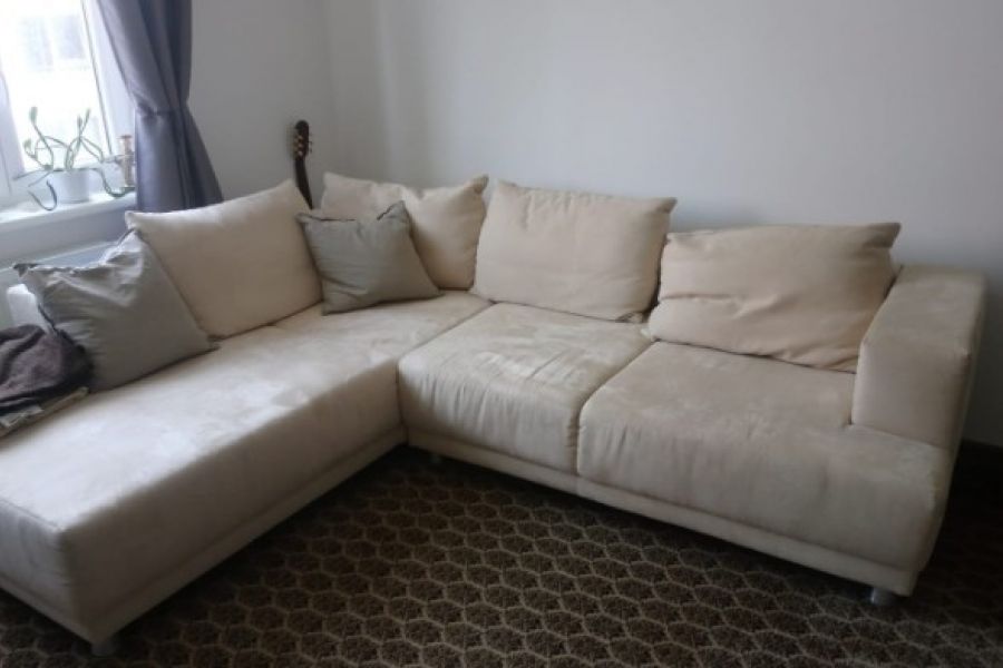 Wunderschöne beige Couch - Bild 1
