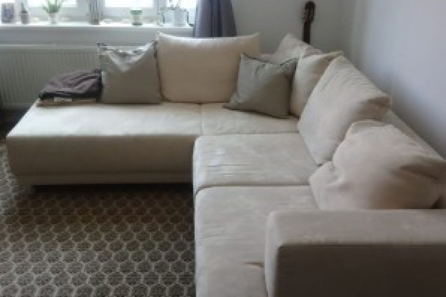 Wunderschöne beige Couch - Bild 2
