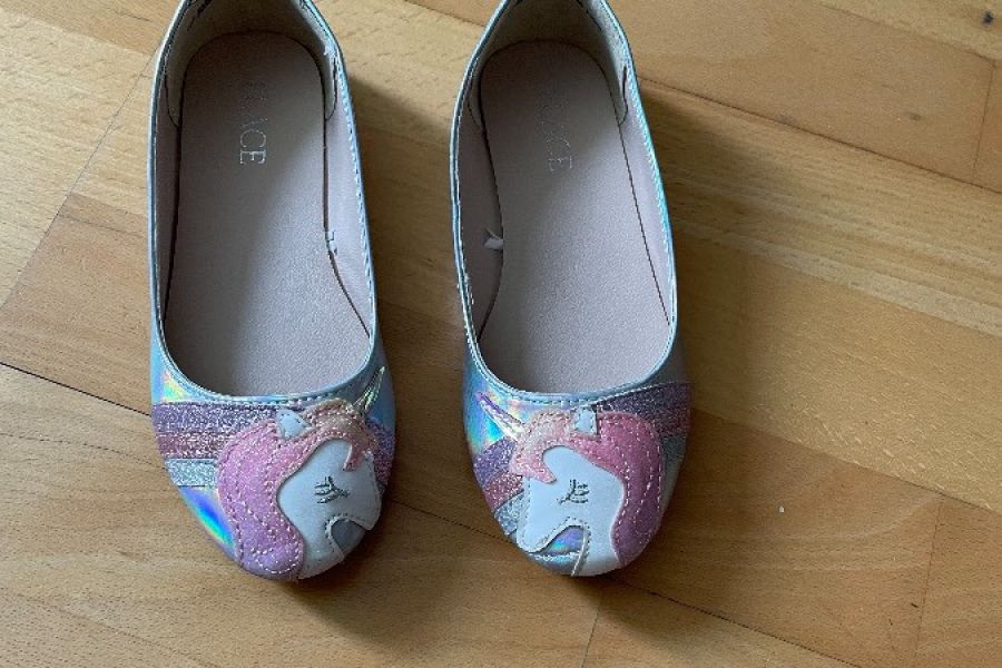 Sehr schöne Mädchen Einhorn Schuhe NUR EINMAL angezogen, FAST NEU! - Bild 2