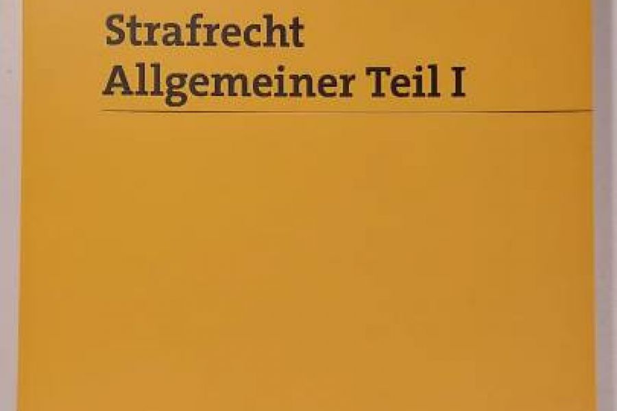 Skript Strafrecht Allgemeiner Teil I von Dr. Oskar Maleczky - Bild 1