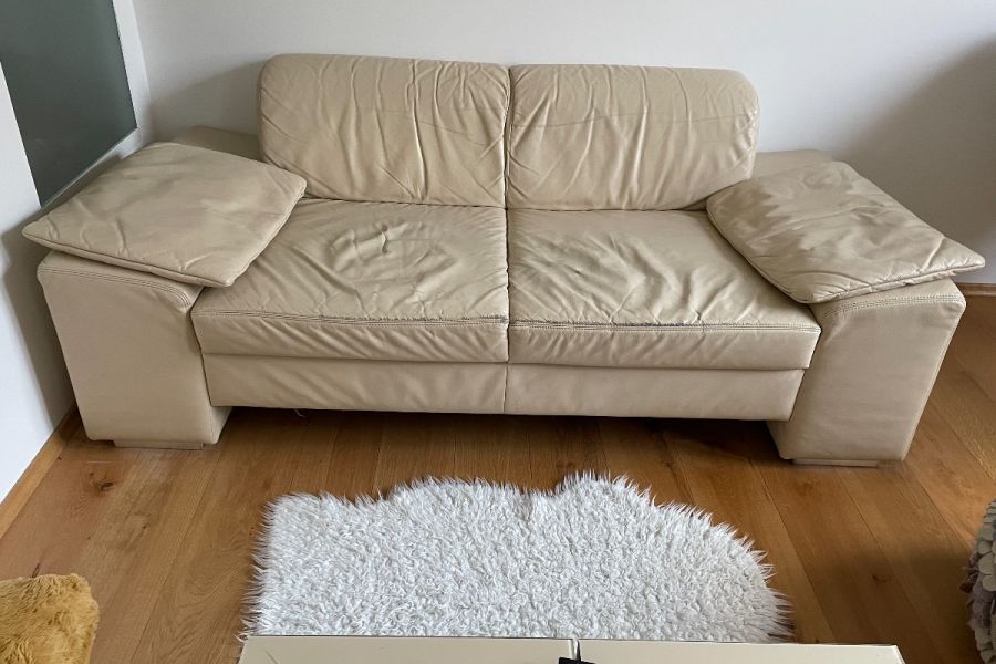 Leder Couch - Bild 2