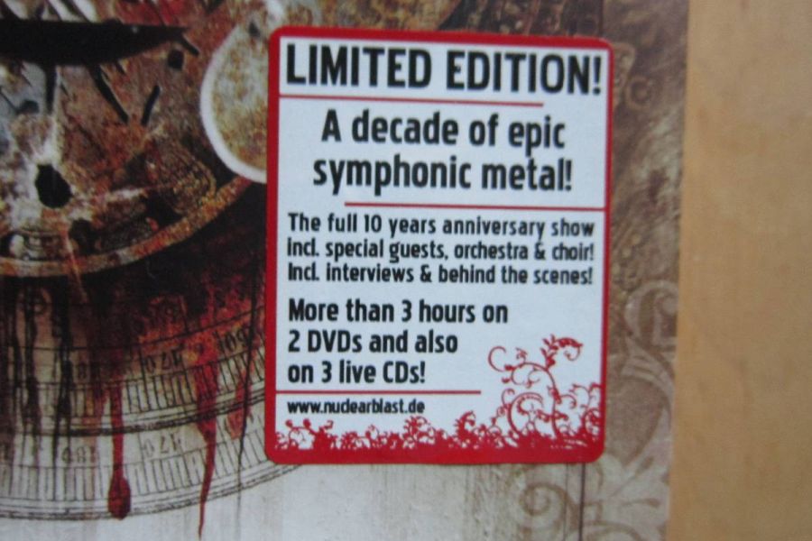 Epica - Retrospect - Limited Edition - 2 Dvd`s + 3x Cd`s - Rarität - Bild 3
