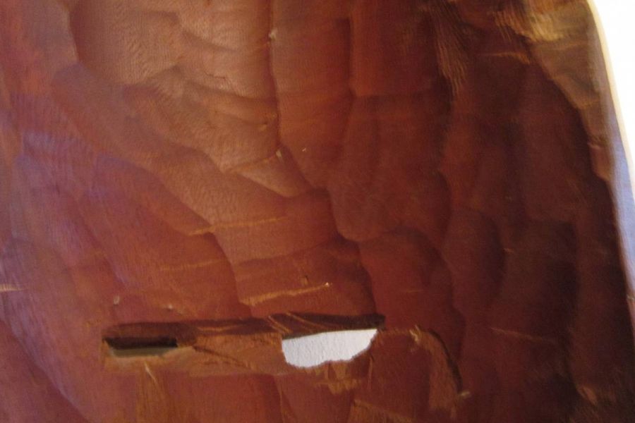 Afrikanische Holzschnitzkunst - Wandmaske - Holz - schwer - massiv - Bild 5