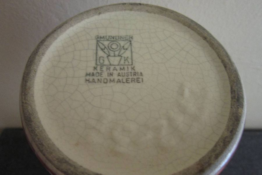 Alte Vase - Sammlerstück - Gmundner Keramik - Höhe: 25,5cm - Bild 5