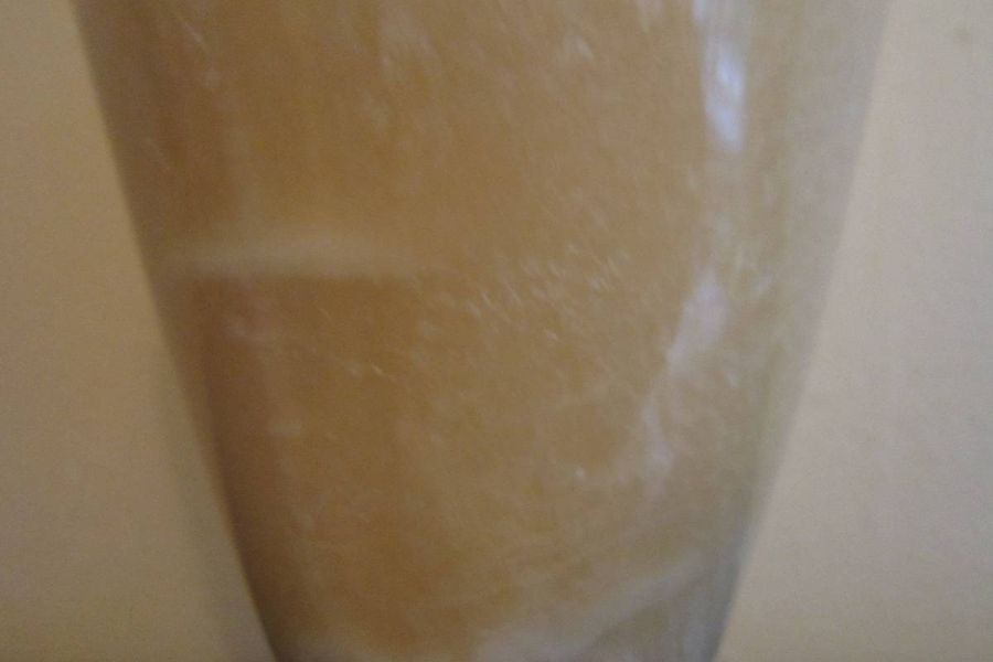 Schöne massive Onyx Vase - Naturstein - Marmor - Höhe: 17cm - Bild 4