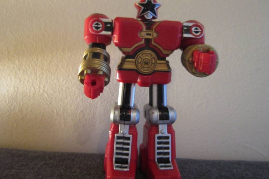 Transformer - Power Ranger - Red Battlezord - Bandai - Höhe: 12,5cm - Bild 1
