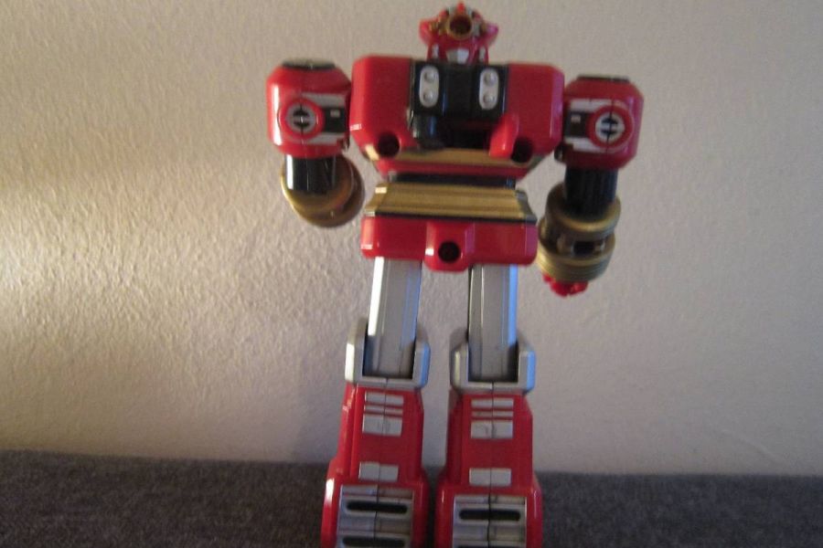 Transformer - Power Ranger - Red Battlezord - Bandai - Höhe: 12,5cm - Bild 2