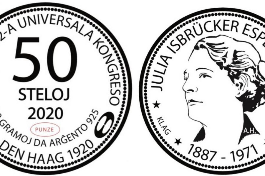 Esperanto Münze 50 Steloj Silber 2020 Stelo - Bild 2