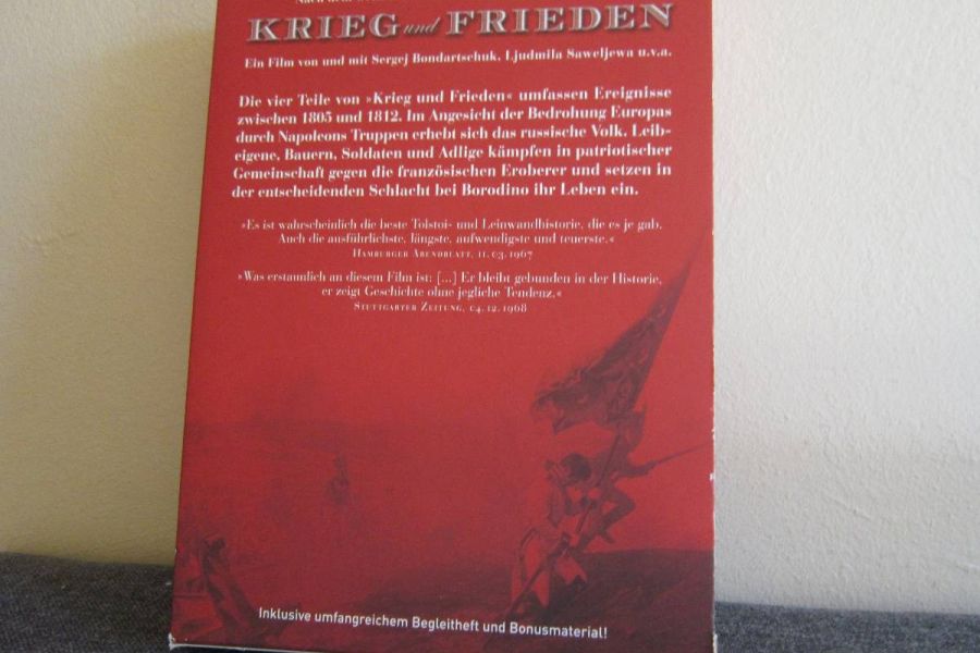 Krieg und Frieden - alle 4 Teile - Dvd Box - Bild 2