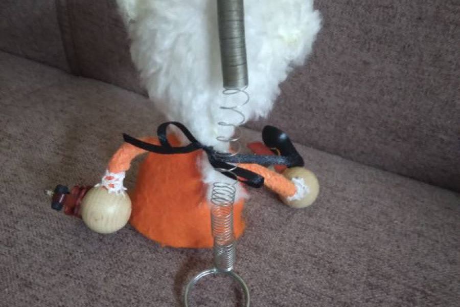 Wolfgang Amadeus Mozart mit Geige 17cm, mit Wippfeder FIXPREIS 10€ - Bild 2