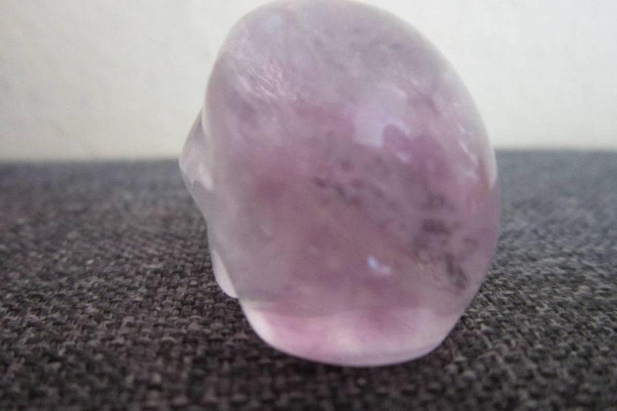 Amethyst Skull - Totenkopf - Kristallschädel - Schnitzhandwerkskunst - Bild 3